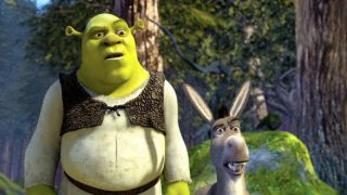 Shrek and Donkey on a quest.