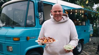 Tom Kerridge in Tom Kerridge Cooks Spain