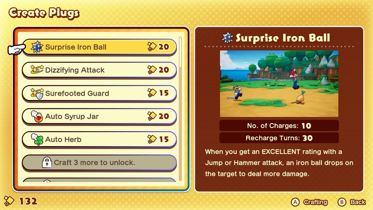In-game screenshot from Mario &amp; Luigi: Brothership