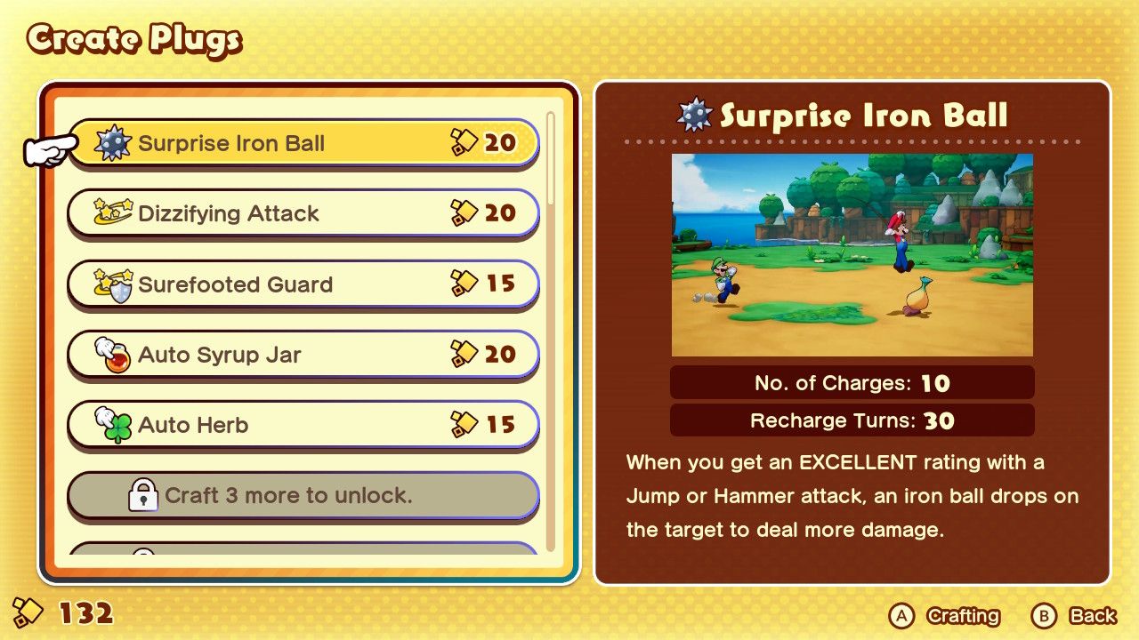 In-game screenshot from Mario &amp; Luigi: Brothership