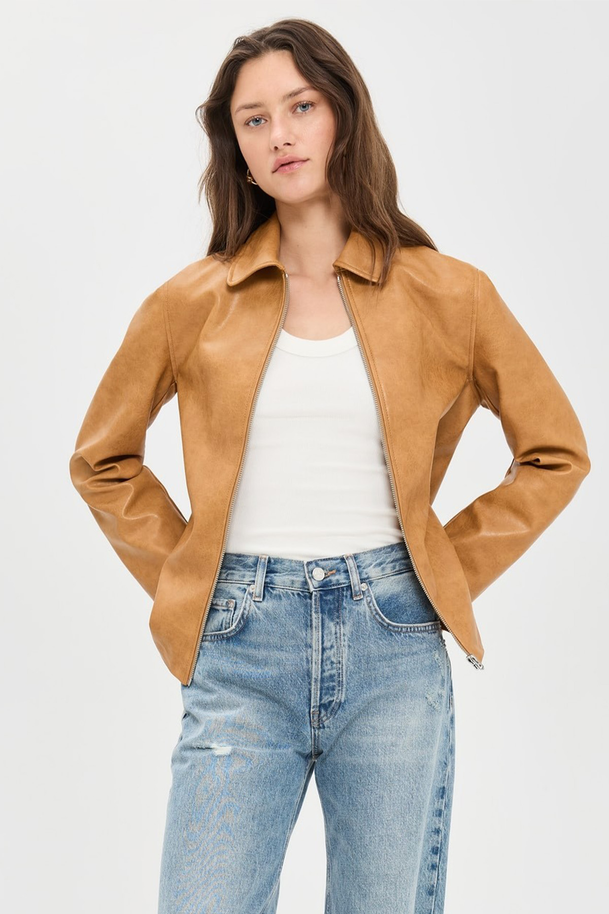 Rag &amp;amp; Bone Jordie Faux Leather Jacket