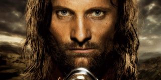 The Lord Of The Rings: Return of the King Aragorn stares forcefully