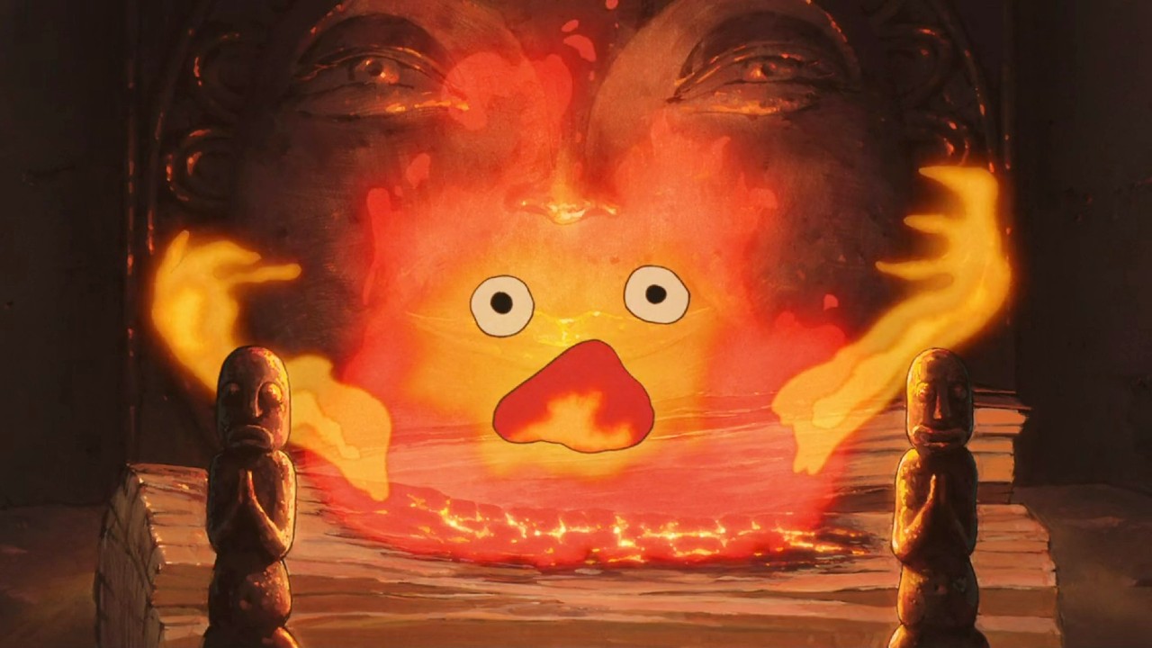 Calcifer in Howl's Moving Castle