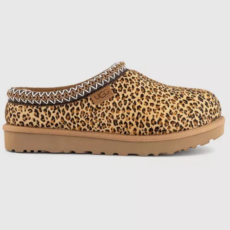 leopard print UGG Tasman II slippers