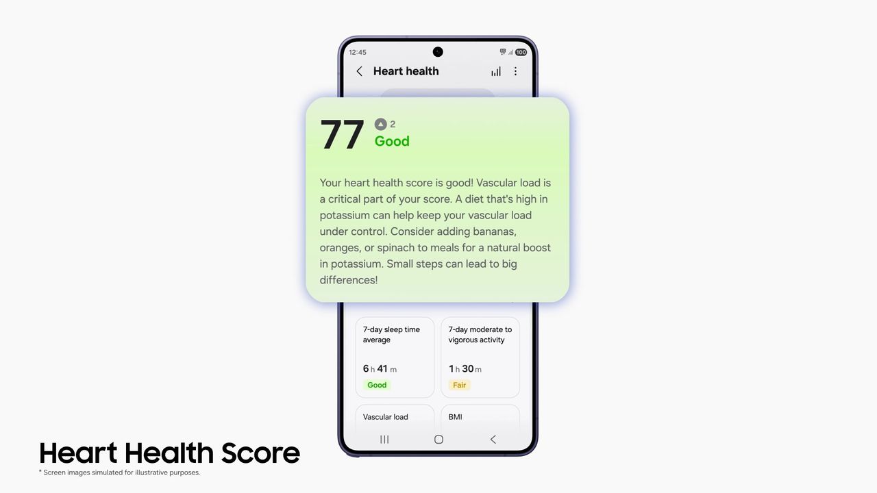 Samsung Health app is preparing a Heart Health Score, which aims to help users understand how activity, sleep, and stress can impact their heart.