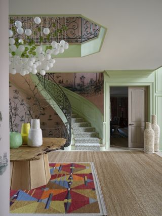 A foyer with painted joinery