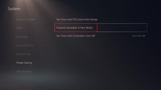 How to remote play on PS5 — Rest mode features on a black background