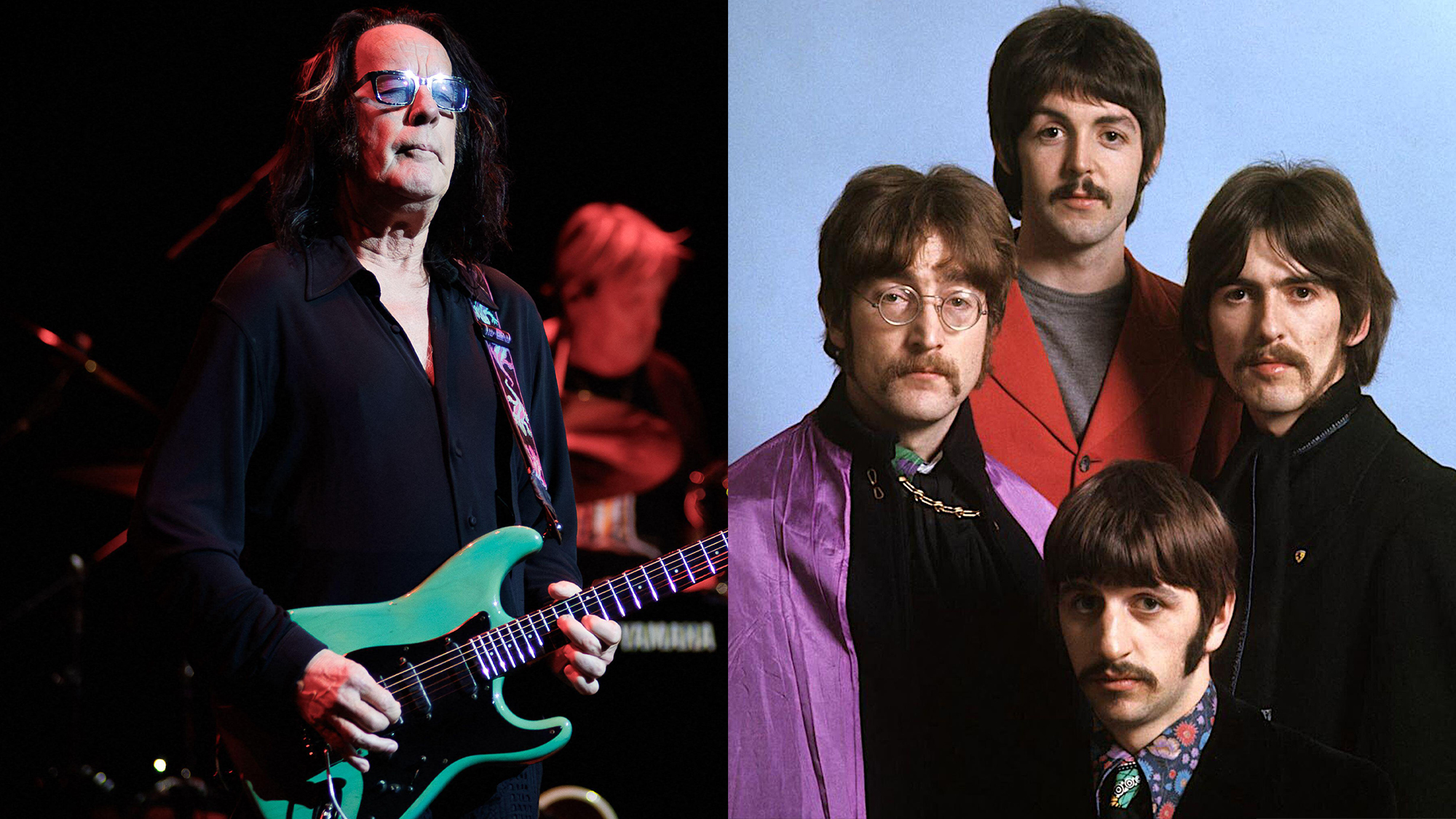 LEFT: Todd Rundgren RIGHT: The Beatles