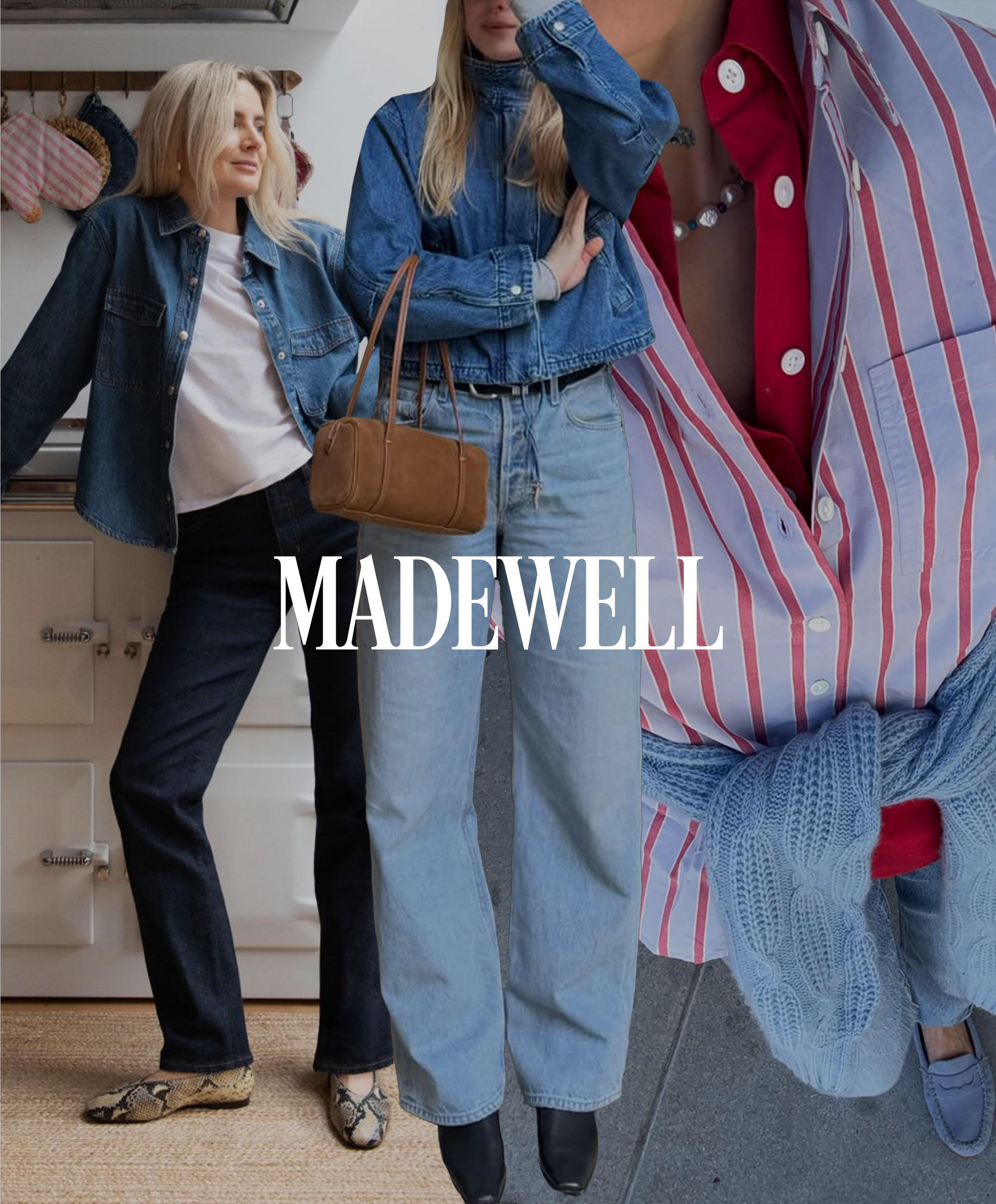 Collage of Women Wearing Spring Outfits