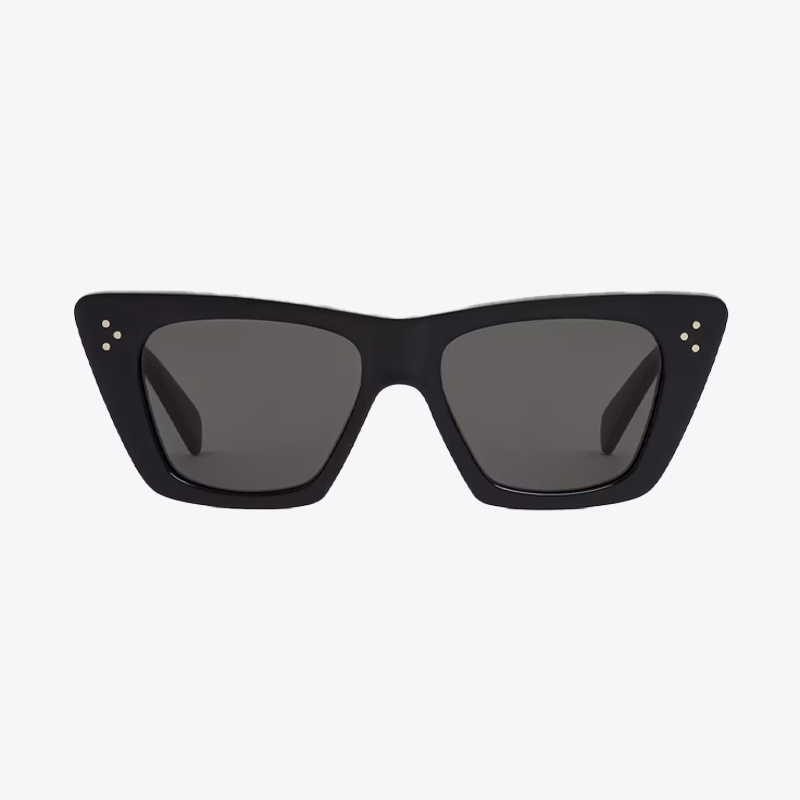 Celine cat's eye oversized sunglasses, black