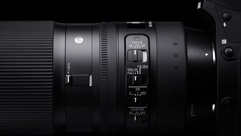Side profile of the Sigma 150-600mm