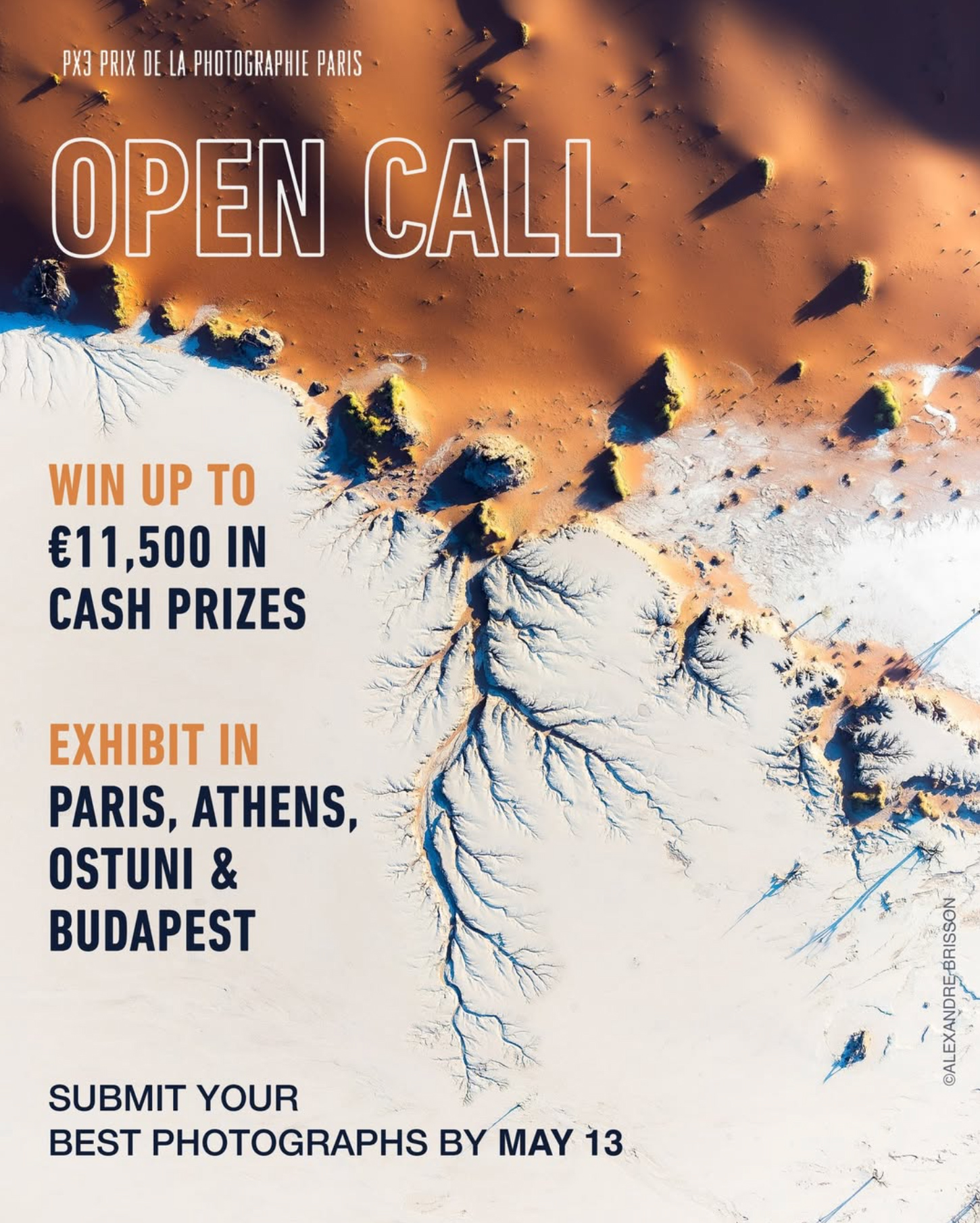 Open call for PX3 photography contest with &amp;euro;11,500 prizes, exhibits in Paris, Athens, Ostuni, Budapest, submission deadline May 13