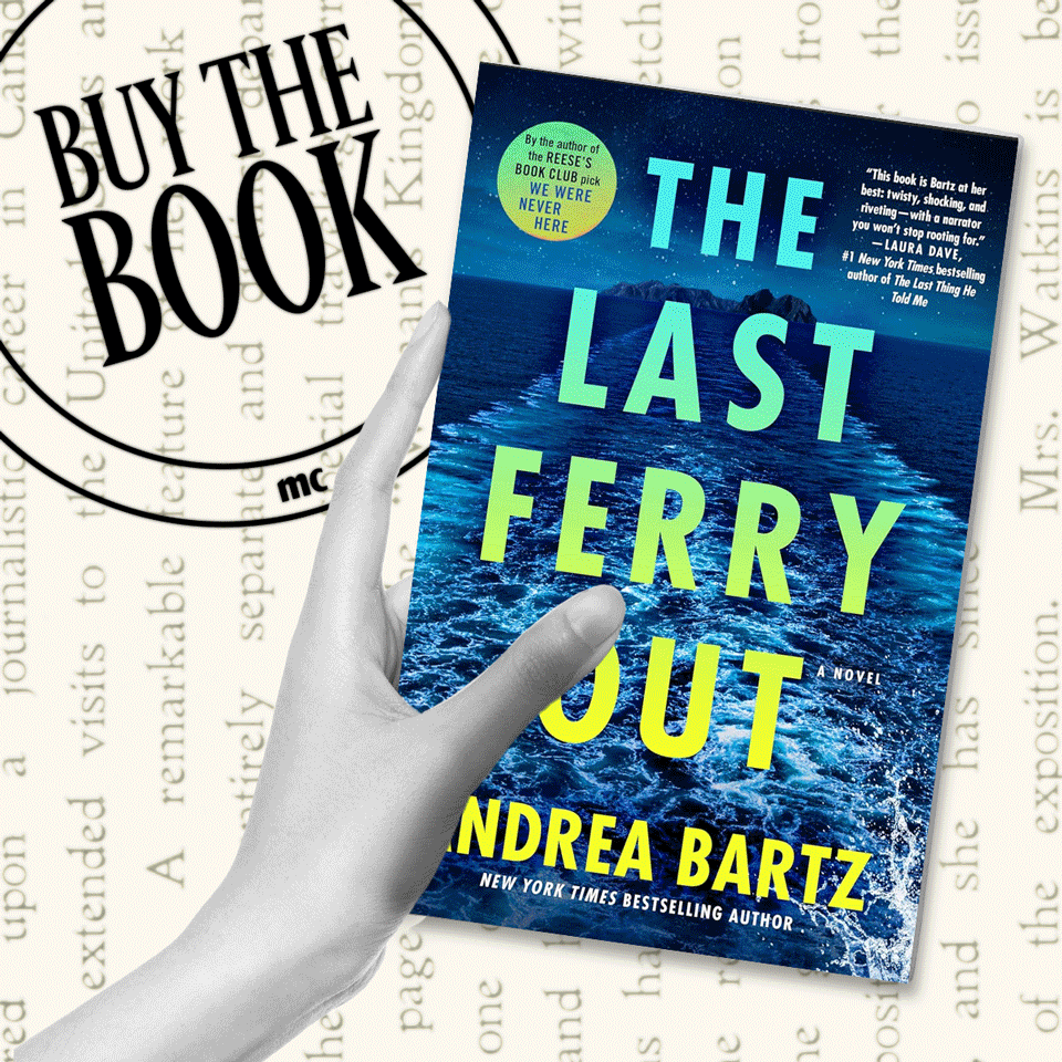 a gif of lgbtq thriller books against a backdrop of the marie claire franchise buy the book featuring text