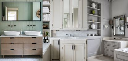 Practical cabinet for the sink area