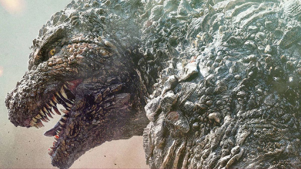 An close up image of Godzilla from &quot;Godzilla: Minus One&quot;