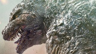 An close up image of Godzilla from "Godzilla: Minus One"