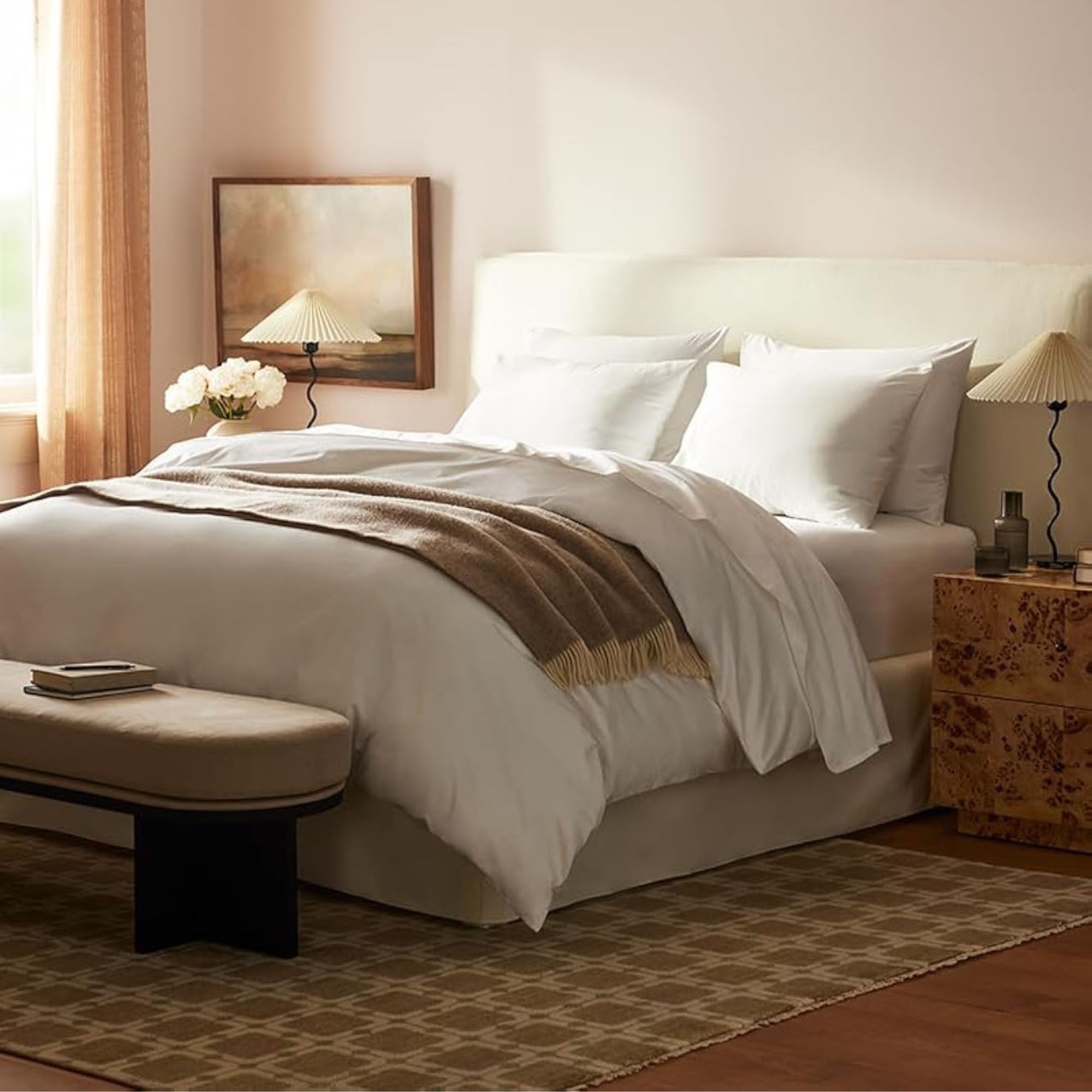 Luxury Sateen Sheet Set - 7 Piece