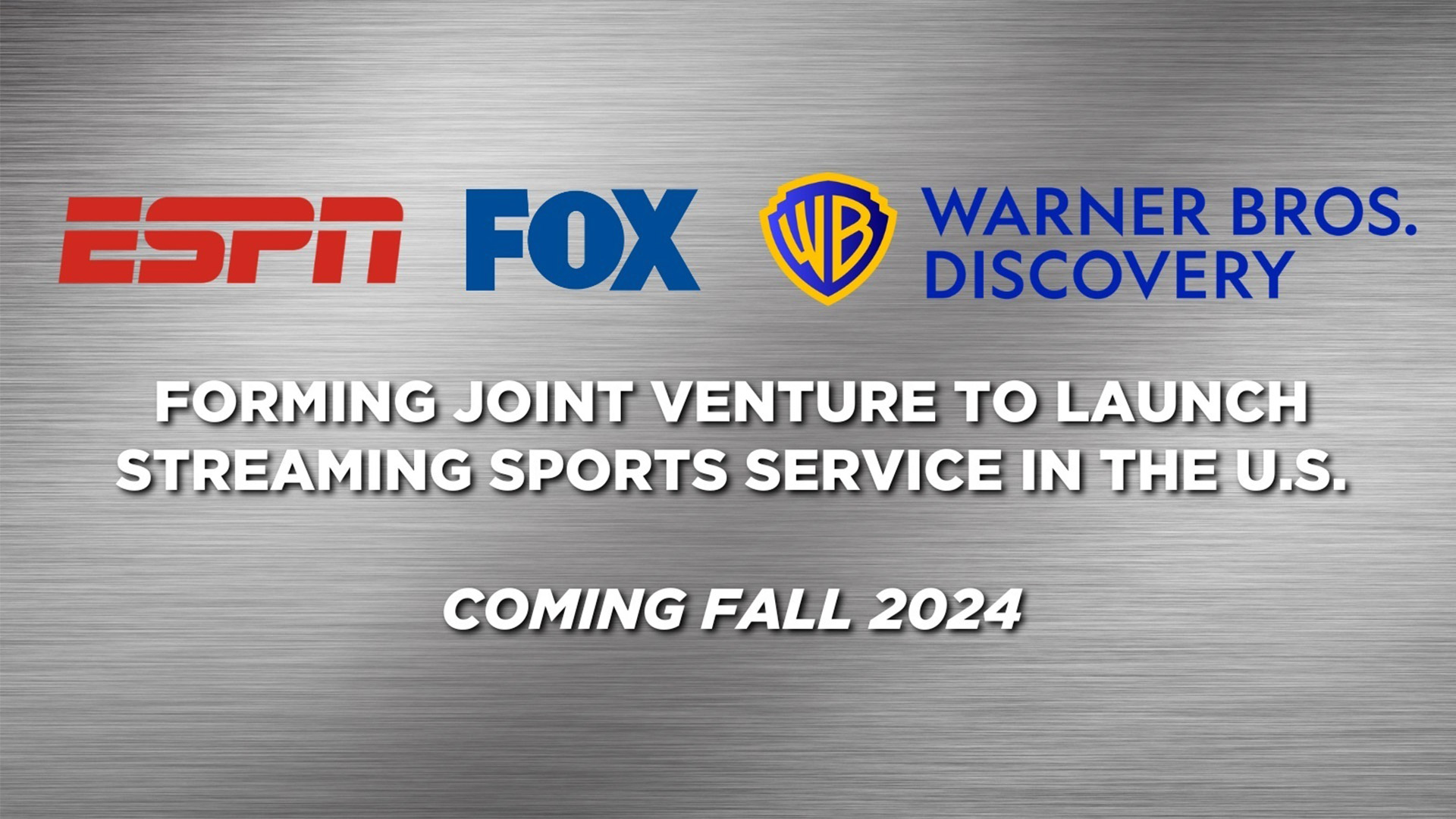 ESPN, Fox and Warner Bros. play ball for a new mega sports streamer ...