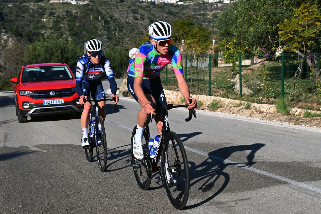 Teenage Trinity rider Paul Magnier taking part in Soudal-QuickStep&#039;s January training camp in Spain