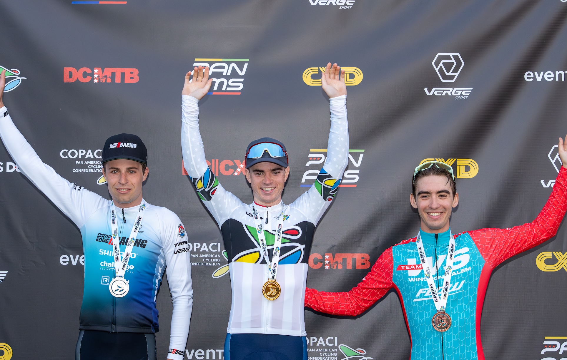 Elite men's podium