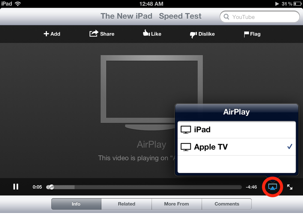 How to send video, games, FaceTime and more from your new iPad to your