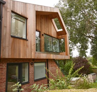 Cathy and Andrew Fagg needed to extend the kitchen at the top of their home, and their architect rose to the challenge with a stunning design