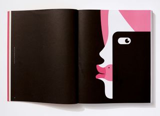 Graphic visual autobiography image illustrated in a book