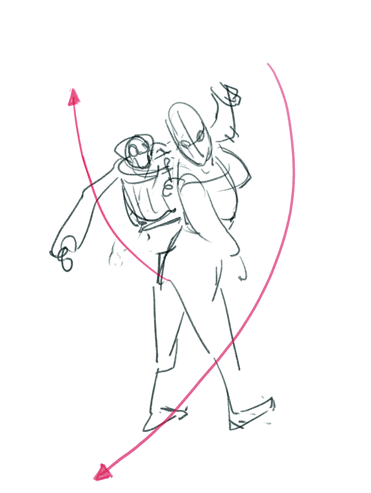 Drawing from a Character art tutorial