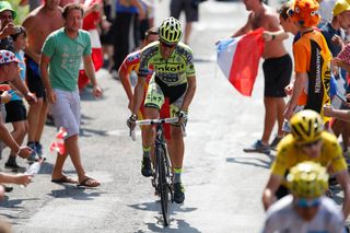 18 July 2015 102nd Tour de France Stage 14 : Rodez - Mende CONTADOR Alberto (ESP) Tinkoff - Saxo, at Cote de la Croix Neuve Photo : Yuzuru SUNADA