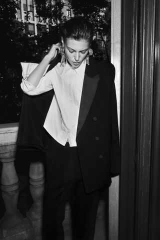 Oversized Tuxedo Shirt