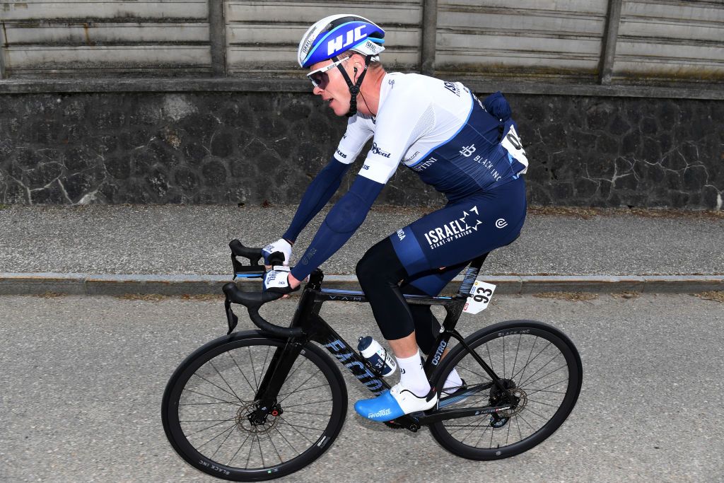 INNSBRUCK AUSTRIA APRIL 19 Christopher Froome of United Kingdom and Team Israel StartUp Nation during the 44th Tour of the Alps 2021 Stage 1 a 1406km stage from Brixen to Innsbruck TourofTheAlps TouroftheAlps on April 19 2021 in Innsbruck Austria Photo by Tim de WaeleGetty Images