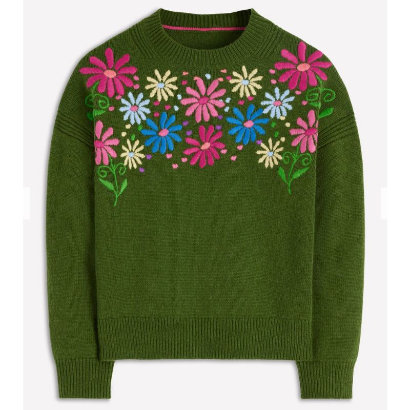 Boden, Isa Embroidered Jumper