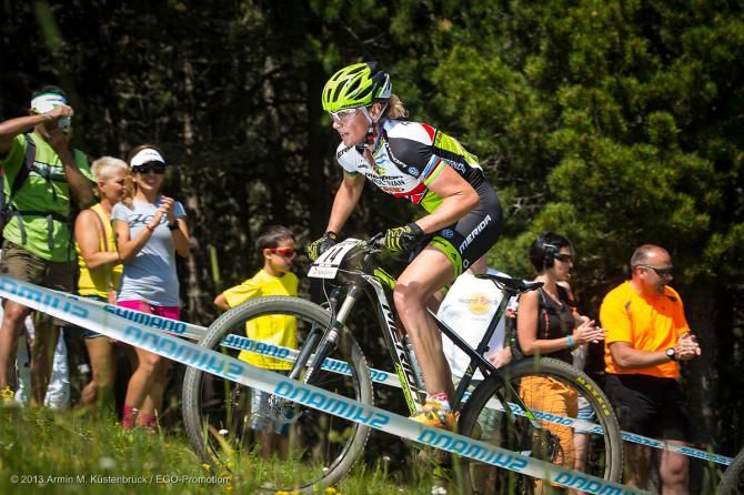 Gunn-Rita Dahle Flesjaa (Multivan Merida) in action in Andorra