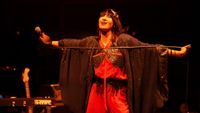 Karen O of Yeah Yeah Yeahs performs at Louise M. Davies Symphony Hall on July 14, 2025 in San Francisco