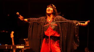 Karen O of Yeah Yeah Yeahs performs at Louise M. Davies Symphony Hall on July 14, 2025 in San Francisco