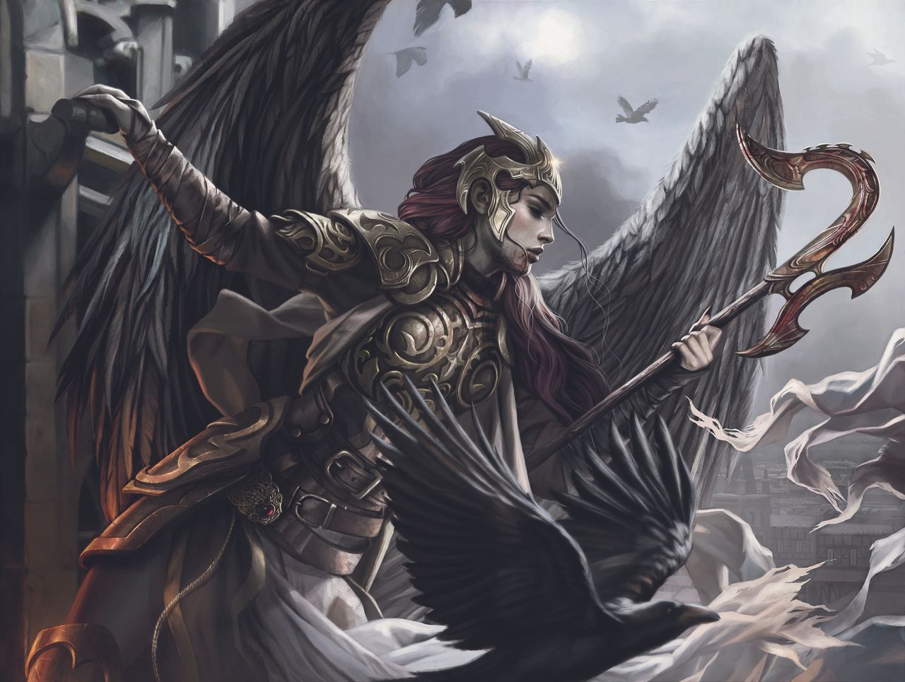 Magali Villeneuve created a sense of light by avoiding too many background details