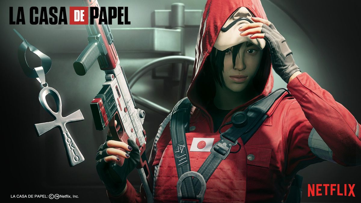 Rainbow Six Siege Money Heist Hibana Skin