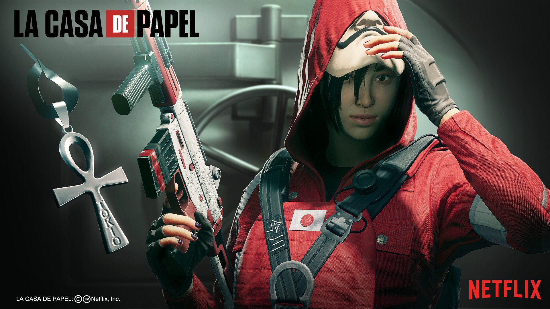 Rainbow Six Siege Money Heist Hibana Skin