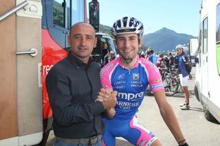 Paolo Bettini and Diego Ulissi (Lampre-Farnese Vini). Ulissi will form part of Bettini's Italian line-up at the Giro del Veneto