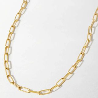 Paperclip Chain Necklace - Gold