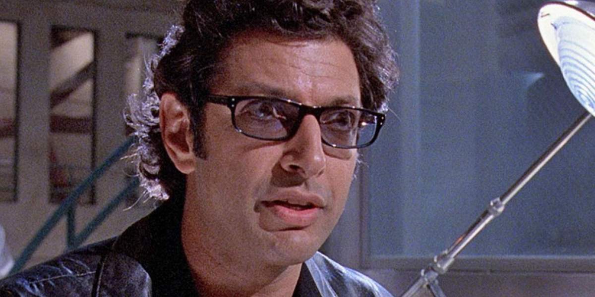 Dr. Ian Malcolm (Jeff Goldblum) in Jurassic Park