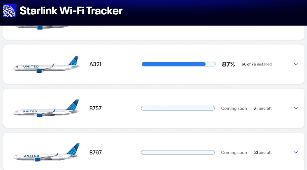 United Airlines Starlink Install
