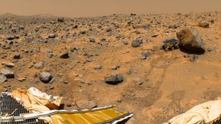 NASA's Sojourner Rover on the Martian Surface 