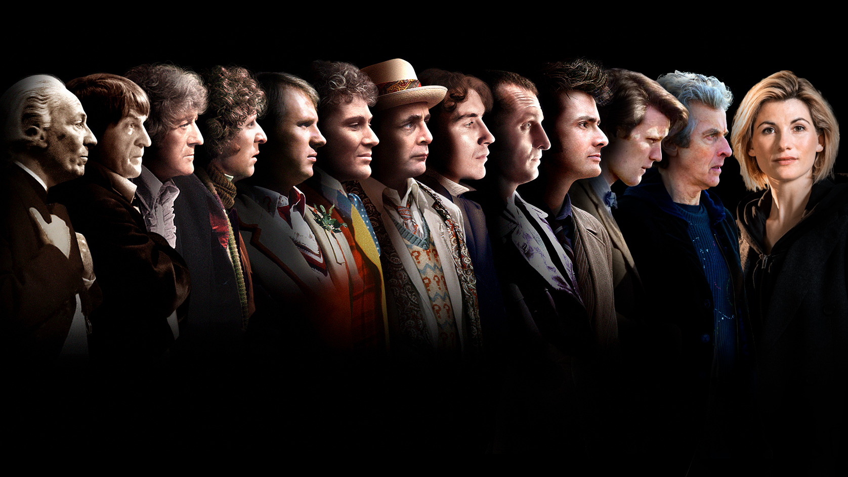 14 faces of 'Doctor Who