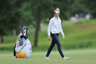 Nelly Korda during the fourth round of the Chevron Championship