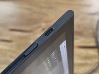 Wacom Movink review; the side view of a slim drawing tablet