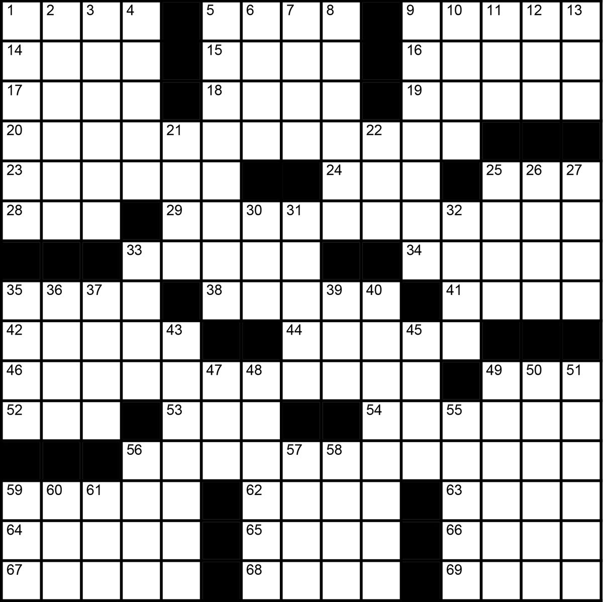 Puzzles: Printable Crossword - Issue: November 25, 2022