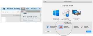 Install Linux on Mac using Parallels