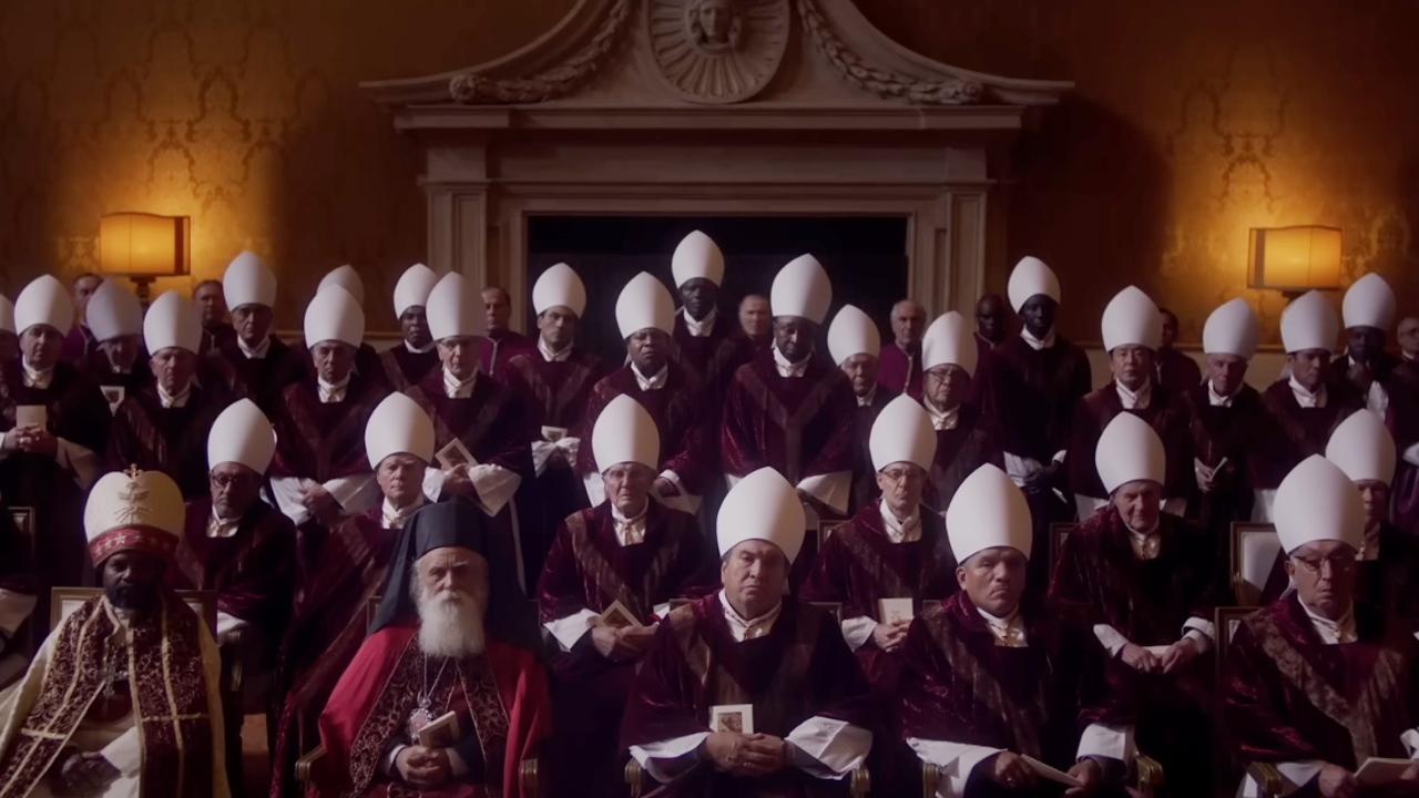 Cardinals meeting in conclave