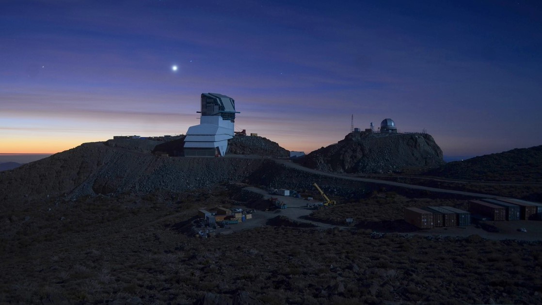 A view of the Vera Rubin Observatory on Cerro Pachón, Chile, in 2020.